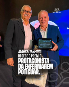 Marcelo Bessa recebe o Prêmio Protagonista da Enfermagem Potiguar 2026
